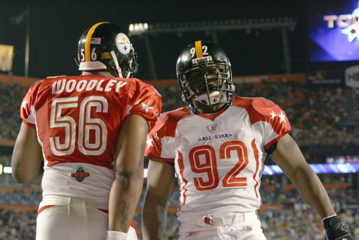 James Harrison and LaMarr Woodley