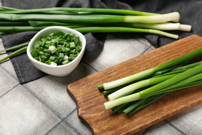 Scallions/green onions & spring onions