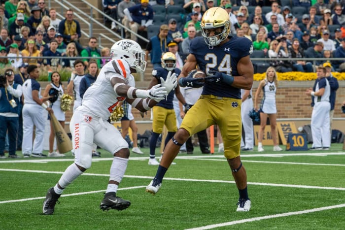 Los Angeles Rams: Tommy Tremble, TE, Notre Dame