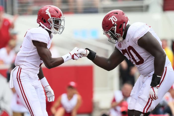 Missouri (3-2) at (1) Alabama (6-0), 7 p.m., Saturday, ESPN