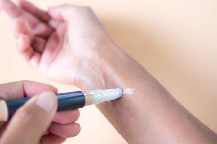 Spot test new products before adding them to your routine