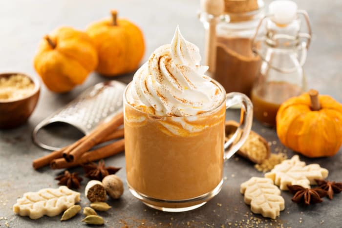 Latte speziato di zucca