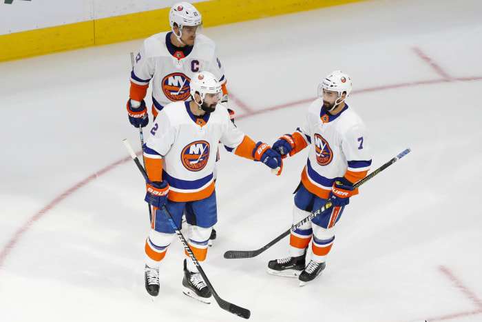 Jordan Eberle and Nick Leddy