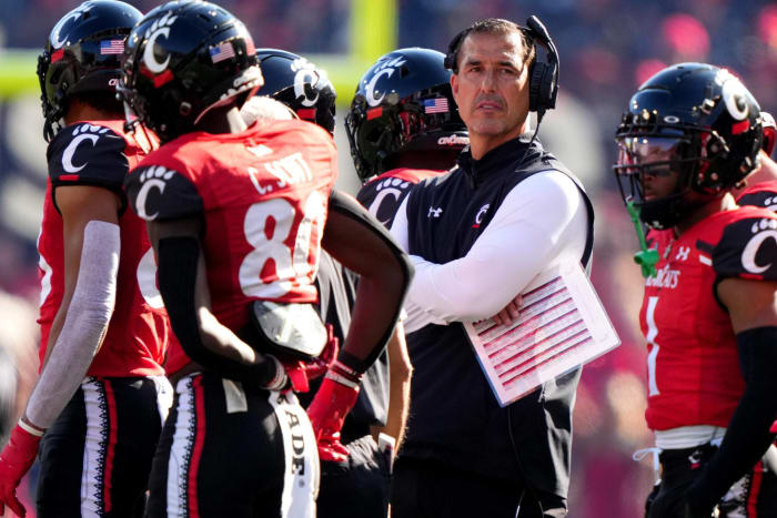 Luke Fickell; head coach, Cincinnati