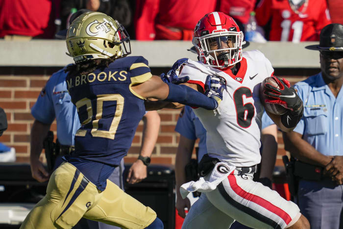 Georgia Tech (5-6) at No. 1 Georgia (11-0), Noon, Saturday, ESPN