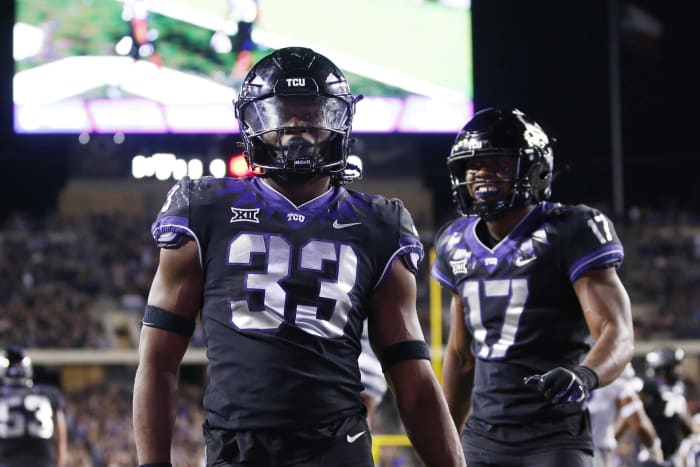 No. 7 TCU (7-0, 4-0 in Big 12) at West Virginia (3-4, 1-3 in Big 12), Noon, Saturday, ESPN