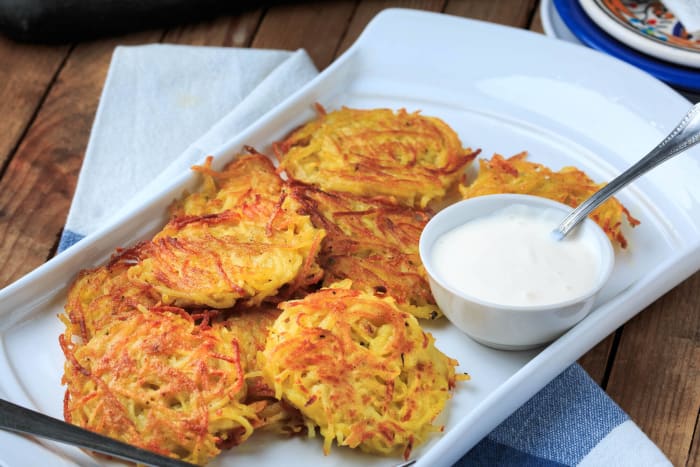 Potato latkes