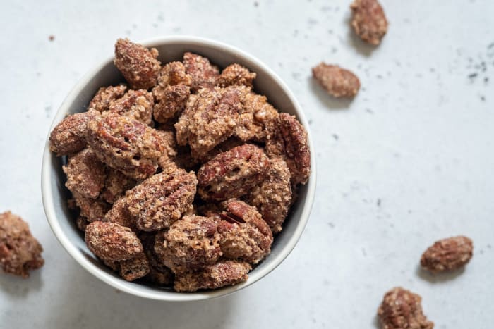 Candied pecans
