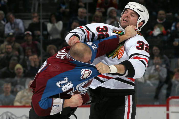 2011: NHL enforcer John Scott
