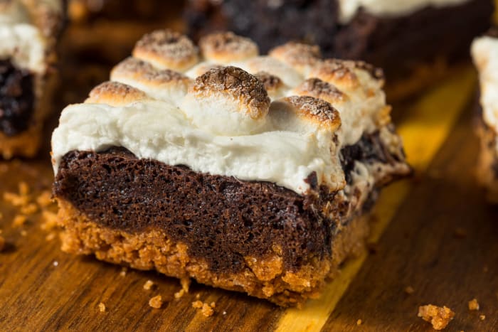 S’mores brownies