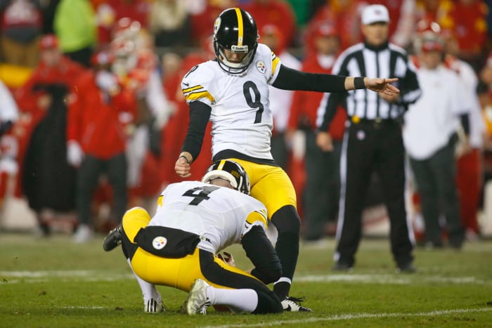 Jan. 15, 2017: Chris Boswell kicks Steelers past Chiefs