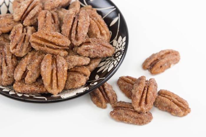 Candied pecans