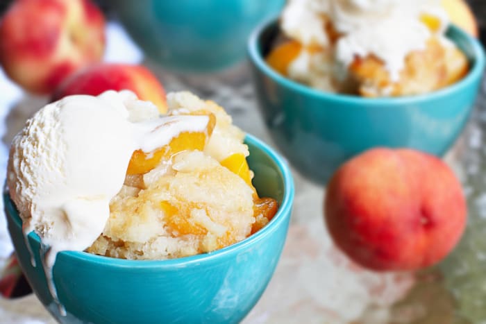 Peach cobbler
