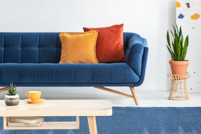 Spruce up your sofa with throw pillows