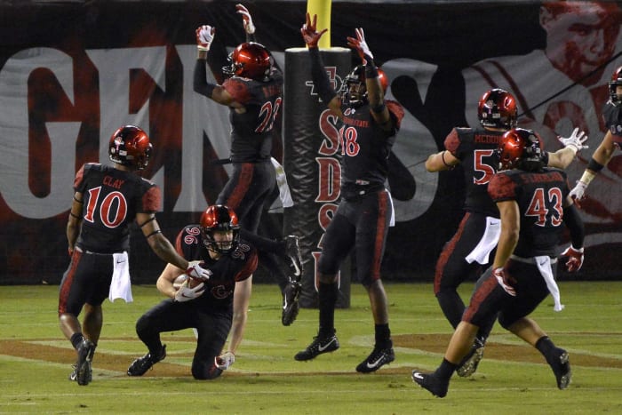San Diego State (6-1) at Nevada (4-4), 10:30 p.m., Saturday, ESPNU