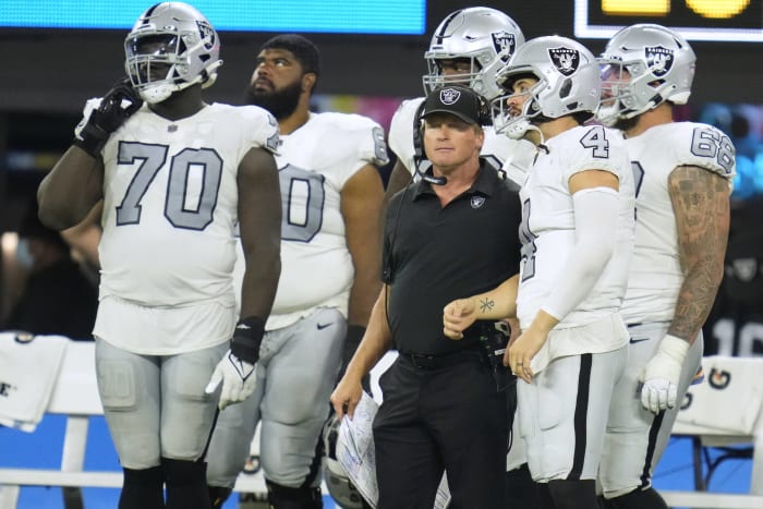 Raiders fall off historic offensive pace