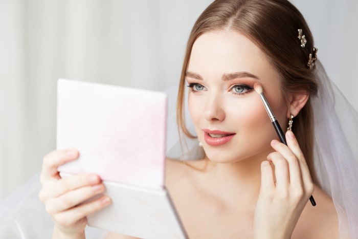 Swap dark shadows for pastels