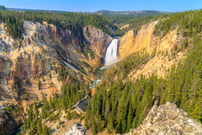 Lower Falls, Yellowstone Falls, Wyoming