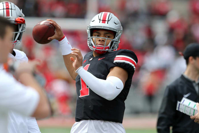 Justin Fields, quarterback, Ohio State