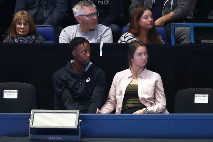 Gael Monfils and Elina Svitolina