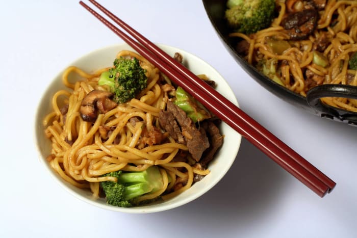 Beef chow mein (“Werewolves of London” - Warren Zevon)