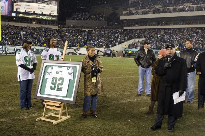 Honored by Eagles and Packers