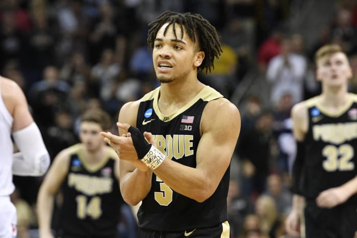 San Antonio Spurs (via Toronto Raptors): Carsen Edwards, Purdue