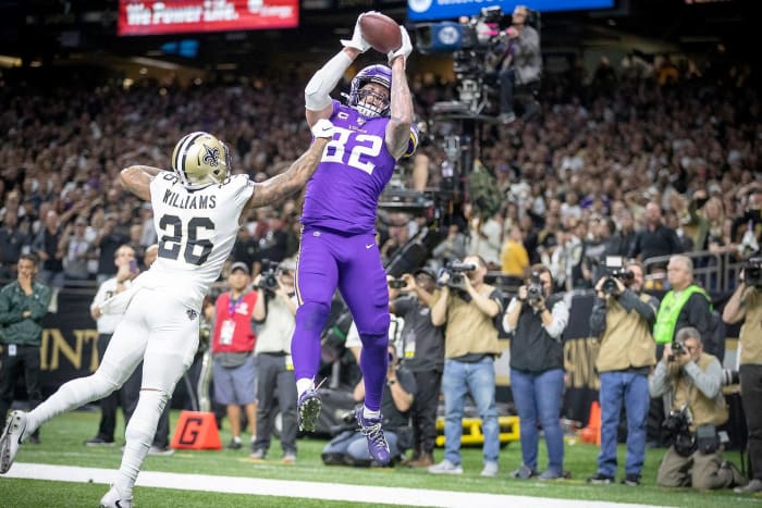 Vikings stun Saints in NFC Playoffs