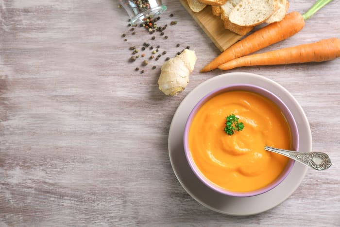 Ginger carrot soup