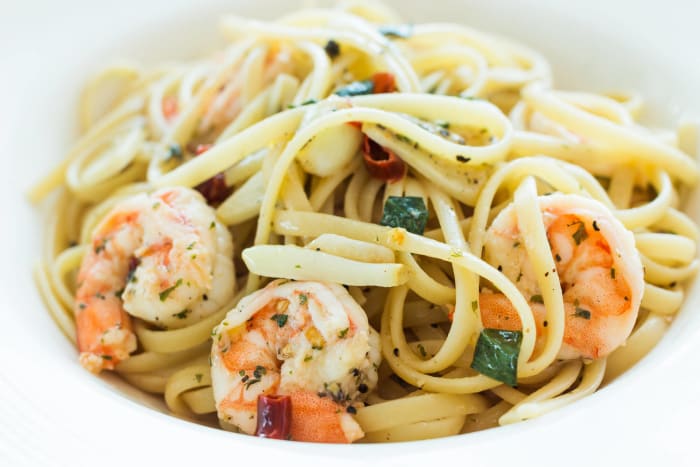 Shrimp scampi