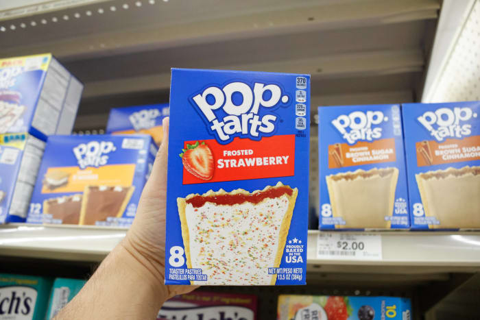 Pop Tarts with frosting