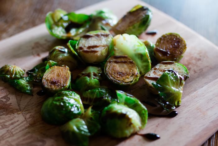 Balsamic Brussels sprouts