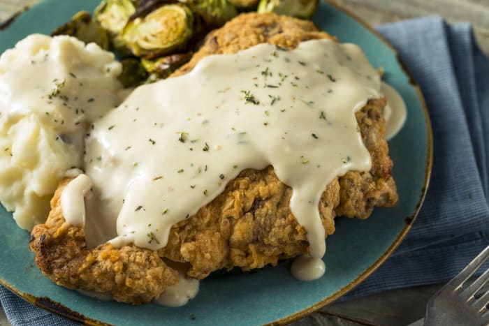 Fried chicken with gravy - Teddy Roosevelt