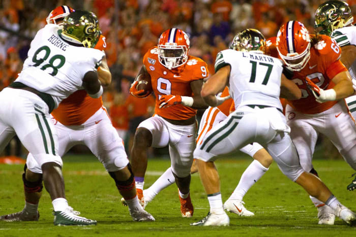 Sept. 21 - Clemson d. Charlotte, 52-10