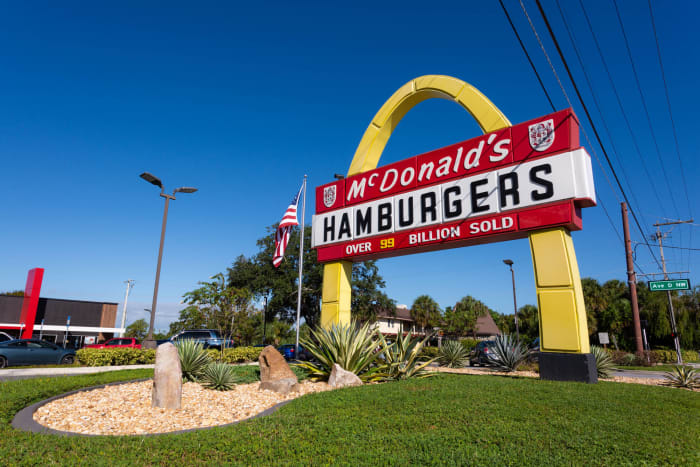 Some McDonald’s only have a single arch