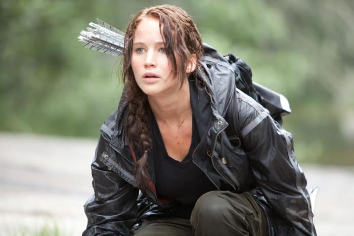 Jennifer Lawrence in 'The Hunger Games'