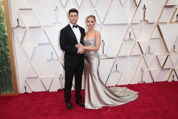 Scarlett Johansson and Colin Jost
