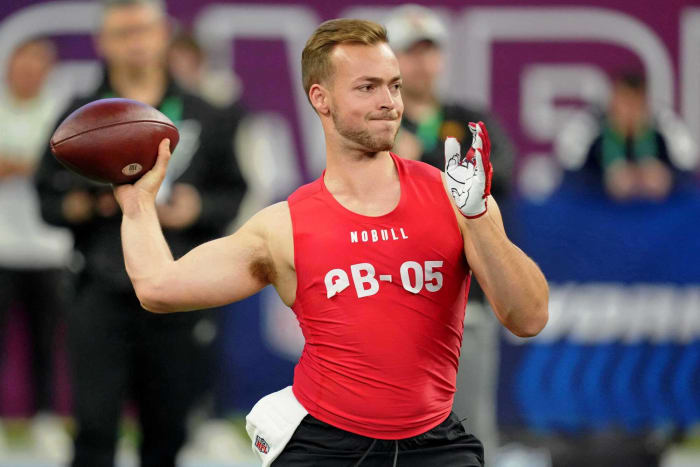 New Orleans Saints: Jake Haener, QB (Round 4)