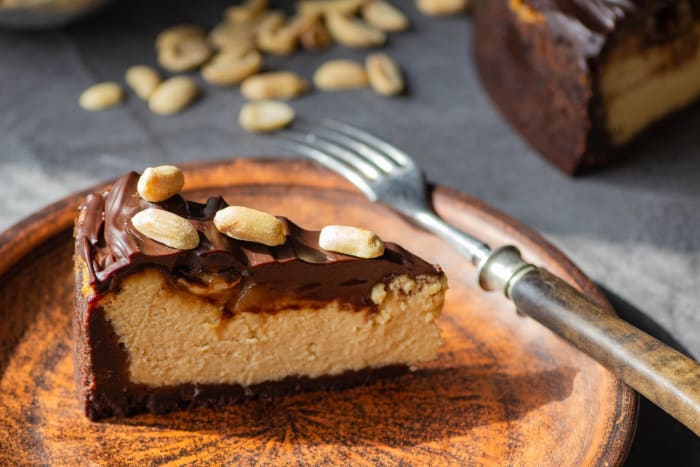 Gâteau au fromage au beurre de cacahuète