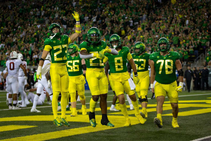 No. 8 Oregon (7-1, 5-0 in Pac-12) at Colorado (1-7, 1-4 in Pac-12), 3:30 p.m., Saturday, ESPN