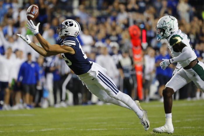 No. 13 BYU (4-0) at Utah State (3-1), 9 p.m., Friday, CBS Sports Network