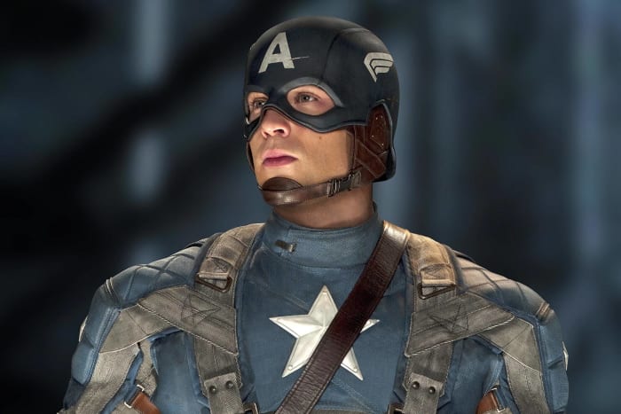 Chris Evans in 'Captain America'