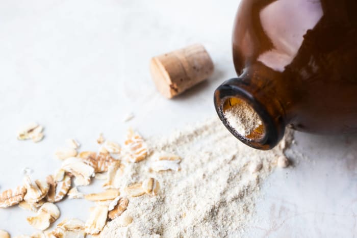 Use colloidal oatmeal to soothe itchy, inflamed skin