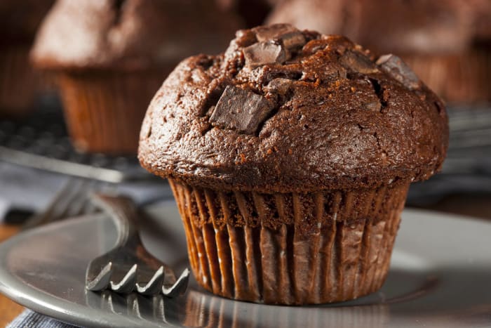 Muffin al doppio cioccolato
