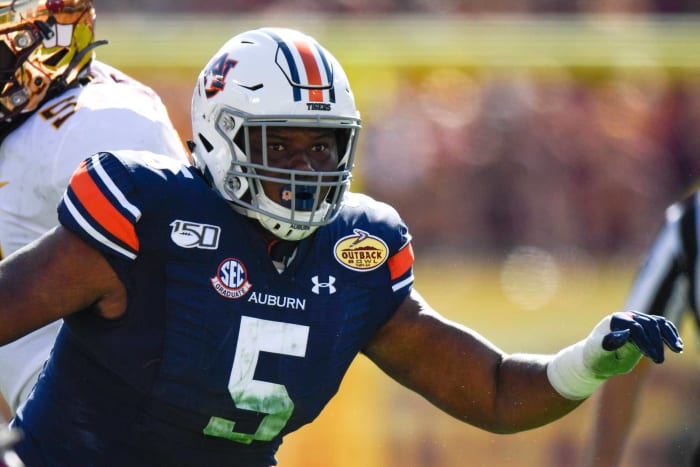 Jacksonville Jaguars: Derrick Brown, DE, Auburn