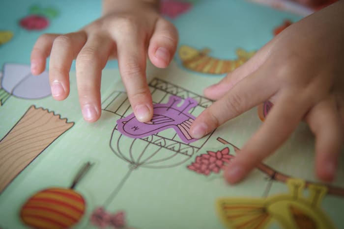 Create your own stickers with just paper and tape