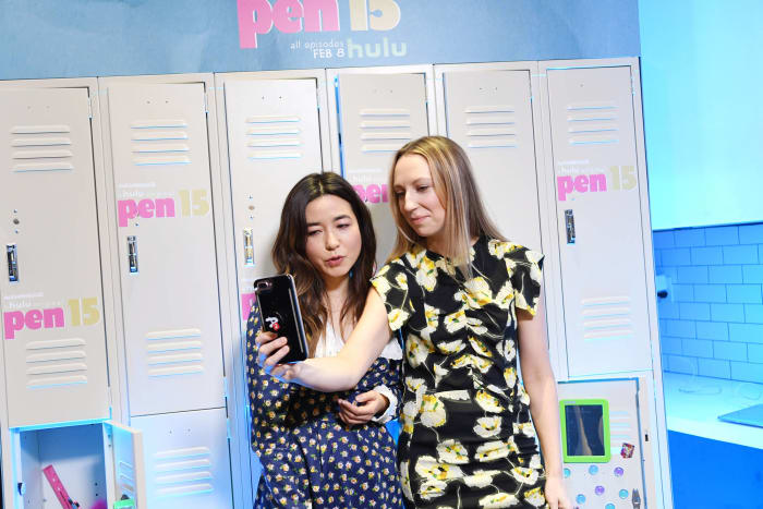 The girls on "PEN15" watch "Wild Things"