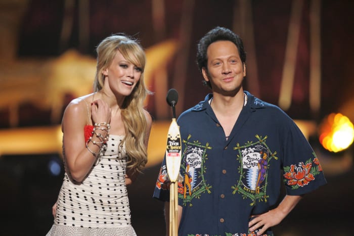 2005: Hilary Duff and Rob Schneider