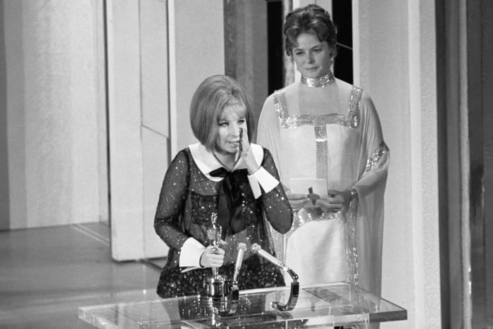 Katharine Hepburn and Barbra Streisand - Best Actress (Tie) for "The Lion in Winter" and "Funny Girl" (1969)