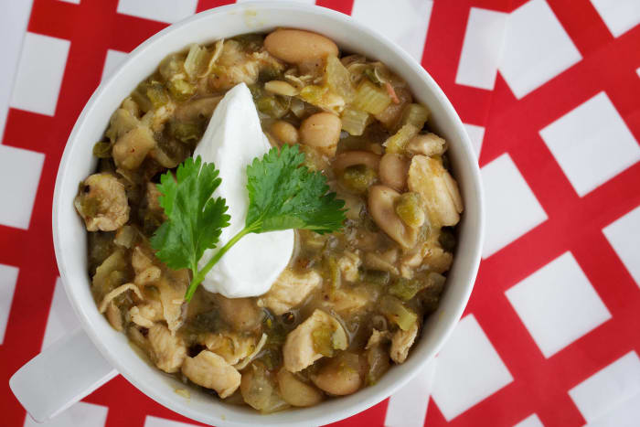 White chicken chili